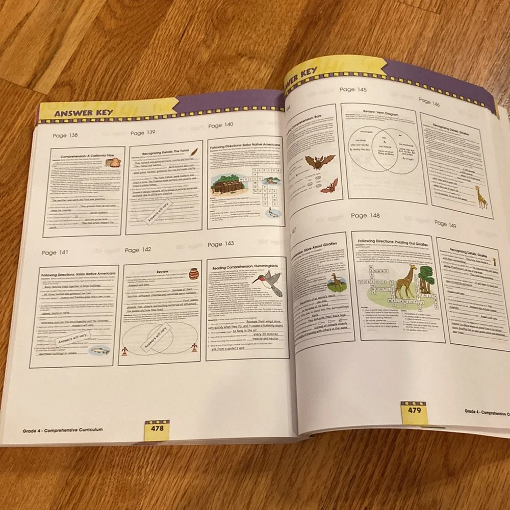 4th Grade workbook